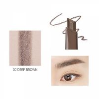 Карандаш для бровей с трехмерным шестигранным стержнем THE SAEM Eco Soul Edge Brow Pencil - вид 7 миниатюра