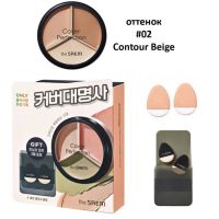 Трехцветный консилер и спонжи в подарок THE SAEM Cover Perfection Triple Pot Concealer Gift Set - вид 5 миниатюра