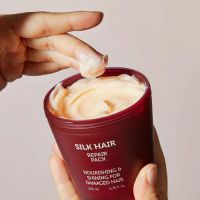 Интенсивно восстанавливающая маска THE SAEM Silk Hair Repair Pack 200 ml - вид 1 миниатюра