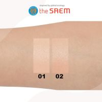 Увлажняющая тональная основа для лица THE SAEM Drop Be Colors Water Pick Foundation SPF50+ PA+++ - вид 1 миниатюра