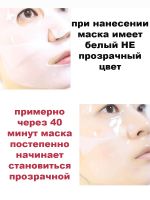 Набор из 10 шт. гидрогелевых масок с коллагеном и пептидами THE SAEM Royal Natural Pepta Collagen Gel Mask Set - вид 3 миниатюра