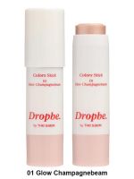 Кремовый хайлайтер-стик с мягкой тающей текстурой THE SAEM Drop Be Colors Stick 01 Glow Champagnebeam - вид 2 миниатюра