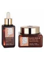 Набор восстанавливающих средств с муцином черной улитки для лица DR.CELLIO Plus Gwangju Black Snail Repair 2 Set - вид 1 миниатюра