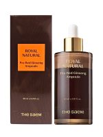 Двухфазная антивозрастная сыворотка для лица с экстрактом красного женьшеня THE SAEM Royal Natural Pro Red Ginseng Ampoule