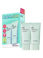 Набор из двух водостойких успокаивающих солнцезащитных эссенций THE SAEM UV Perfection Waterfit Soothing Sun Essence SPF50+ PA++++ Set - вид 1 миниатюра