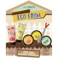 Сахарный скраб с экстрактом томатов THE SAEM Eco Farm Sugar Tomato Scrub - вид 2 миниатюра