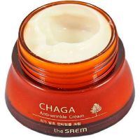 Омолаживающий крем с ферментированным экстрактом чаги THE SAEM Chaga Anti-Wrinkle Cream - вид 1 миниатюра