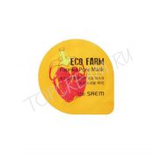 Глиняная маска с экстрактом паприки для сужения и очищения пор (10 г) THE SAEM Eco Farm Paprika Pore Mask 10g - вид 1 миниатюра