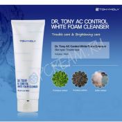 Очищающая пенка для сияния кожи TONY MOLY Dr.Tony AC Control White Foam Cleanser - вид 1 миниатюра