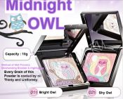 Увлажняющие румяна-хайлайтер HOLIKA HOLIKA Midnight owl - вид 2 миниатюра