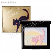 Стойкие сияющие румяна-хайлайтер HOLIKA HOLIKA Hello Holika Kitten Chic Blusher - вид 1 миниатюра