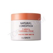 Крем для лица очищающий клюквенный THE SAEM Natural Condition Cranberry Cleansing Cream - вид 1 миниатюра