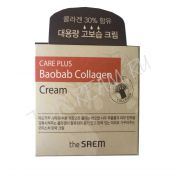 Коллагеновый крем с экстрактом баобаба THE SAEM Care Plus Baobab Collagen Cream - вид 1 миниатюра