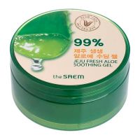 Экстраувлажняющий многофункциональный гель 99% Aloe Vera THE SAEM Jeju Fresh Aloe Soothing Gel 99%, 300 мл - вид 1 миниатюра