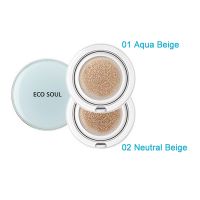 Охлаждающий ББ-крем кушон THE SAEM Eco Soul Power Proof Cooling BB Cushion - вид 1 миниатюра