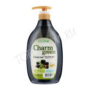 Средство для мытья посуды, овощей и фруктов Древесный уголь 960 мл CJ LION Chamgreen Charcoal 965 ml