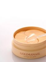 Гидрогелевые патчи с золотом и муцином улитки антивозрастные PETITFEE Gold & Snail Hydrogel Eye Patch - вид 1 миниатюра
