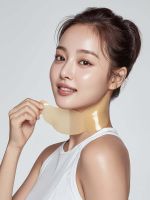 Гидрогелевая маска с золотом для шеи, 5 шт. PETITFEE Gold Neck Pack 5 pcs - вид 5 миниатюра