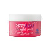 Ночная маска с эффектом пилинга для сияния кожи ETUDE HOUSE Berry AHA Bright Peel Sleeping Pack - вид 1 миниатюра