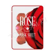 Маска-слайсы с экстрактом розы для кожи лица и тела KOCOSTAR Mask Sheet Rose Flower - вид 1 миниатюра