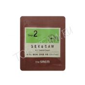 Крем для проблемной кожи. Пробник THE SAEM See & Saw A.C Control Cream Sample