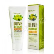 Интенсивно увлажняющая пенка с экстрактом оливы FARMSTAY Olive Intensive Moisture Foam Cleanser