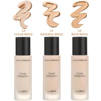 Тональный крем-консилер THE SAEM Cover Perfection Concealer Foundation SPF40 PA++ - вид 6 миниатюра