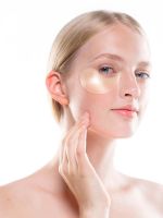 Гидрогелевые патчи с золотом для кожи вокруг глаз PETITFEE Gold Hydrogel Eye Patch - вид 3 миниатюра