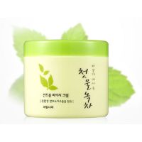 Очищающий крем с экстрактом зеленого чая WELCOS Kwailnara Green Tea Fresh Cleansing Cream - вид 1 миниатюра