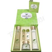 Набор уходовый с экстрактом зеленого чая DEOPROCE Premium Green Tea Total Solution 3 Set