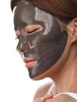 Гидрогелевая маска с золотом и черным жемчугом PETITFEE Black Pearl & Gold Hydrogel Mask Pack - вид 2 миниатюра
