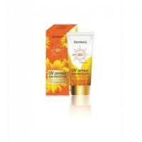 Легкий увлажняющий солнцезащитный крем для лица DEOPROCE UV Defence Sun Cream SPF 50++ PA++ - вид 1 миниатюра