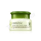 Освежающий крем для жирной кожи с экстрактом зеленого чая INNISFREE Green Tea Fresh Cream - вид 1 миниатюра