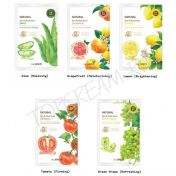 Тканевая маска на основе натуральных экстрактов THE SAEM Natural Skin Fit Mask Sheet - вид 1 миниатюра