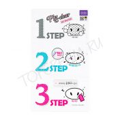 Трехступенчатый набор для носа, от чёрных точек HOLIKA HOLIKA Pig-clear Blackhead 3-step Kit (no water) - вид 1 миниатюра