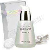 Отбеливающая эссенция с жемчужным порошком SECRET KEY White Pearl Illuminating Skin Essence - вид 1 миниатюра